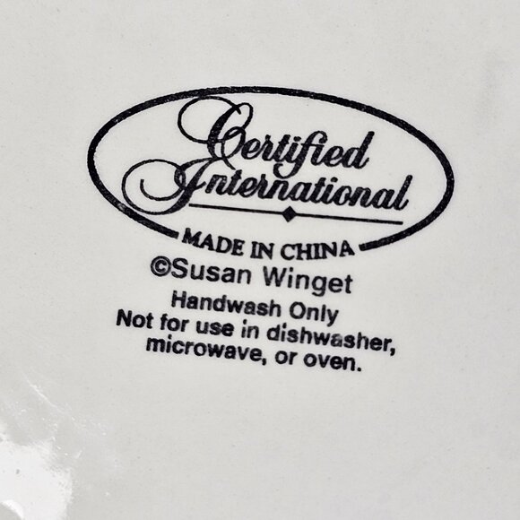 Certified International 3D Snowmen Mug Winter Susan Winget Ceramic Coffee Cup - Picture 7 of 9